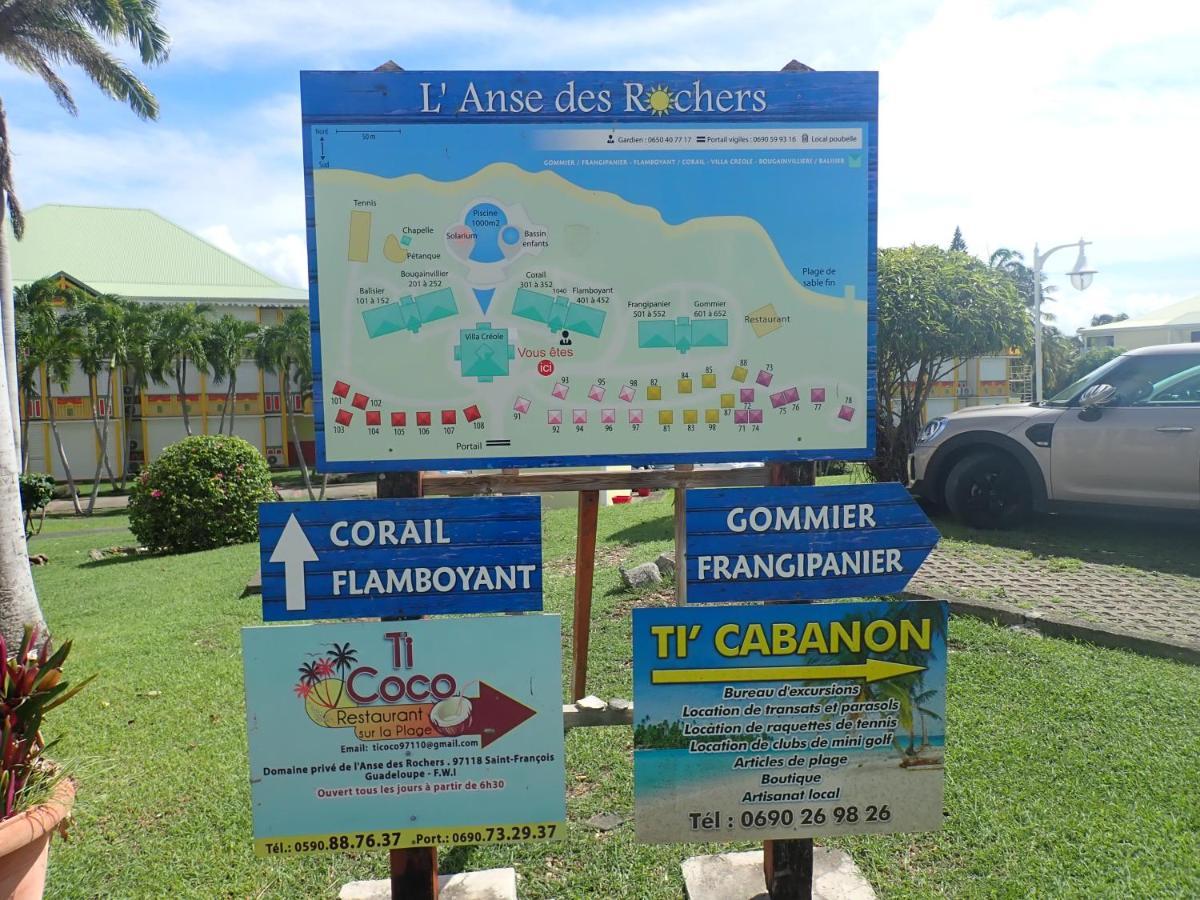 Ti Kaz Emeraude - Mer, Soleil Et Sable Fin, Piscine Et Tennis Saint-Francois  Exteriör bild
